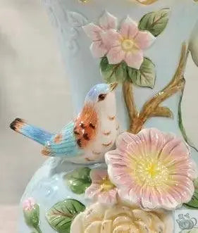 Théière aux oiseaux style rococo | Théières à la folie
